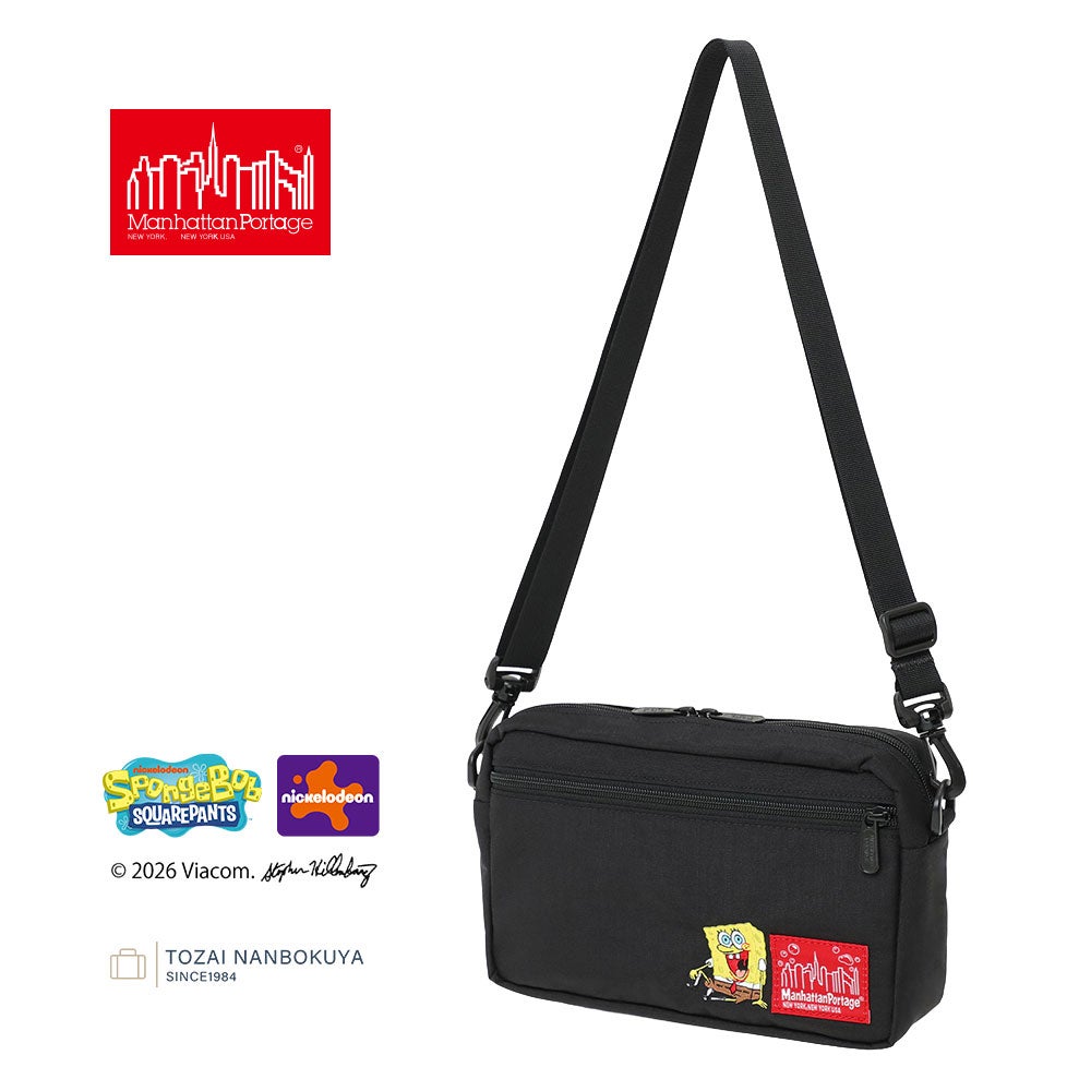 Manhattan Portage スポンジボブ ミニショルダーバッグ ポーチ付き