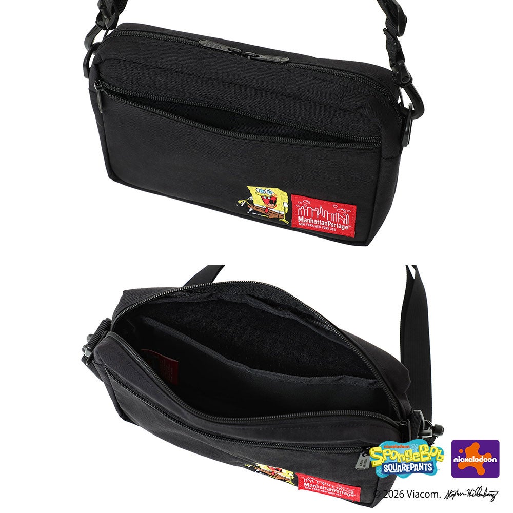Manhattan Portage スポンジボブ ミニショルダーバッグ ポーチ付き