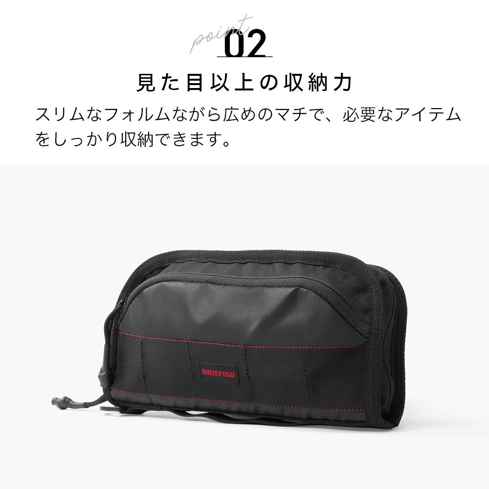 BRIEFING LESIT 2WAY TRAVEL CASE ポーチ | TOZAI NANBOKUYA