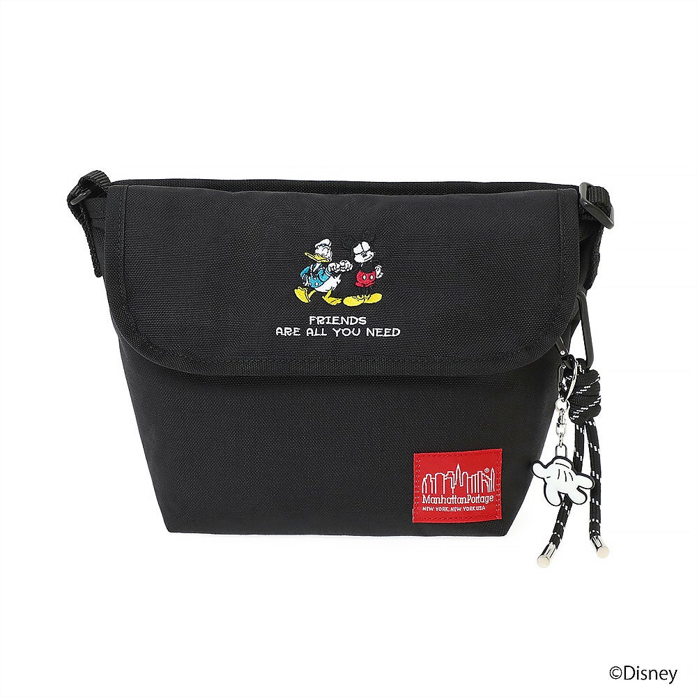 Y*U様 マヌー　希少品　一点物メッセンジャーバッグ Manhattan Portage MICKEY & FRIENDS ミッキーアンドフレンズ